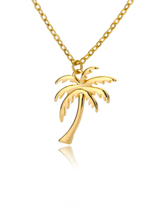 New versatile holiday beach coconut tree pendant necklace