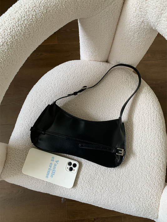 Fashion shoulder bag retro baguette bag