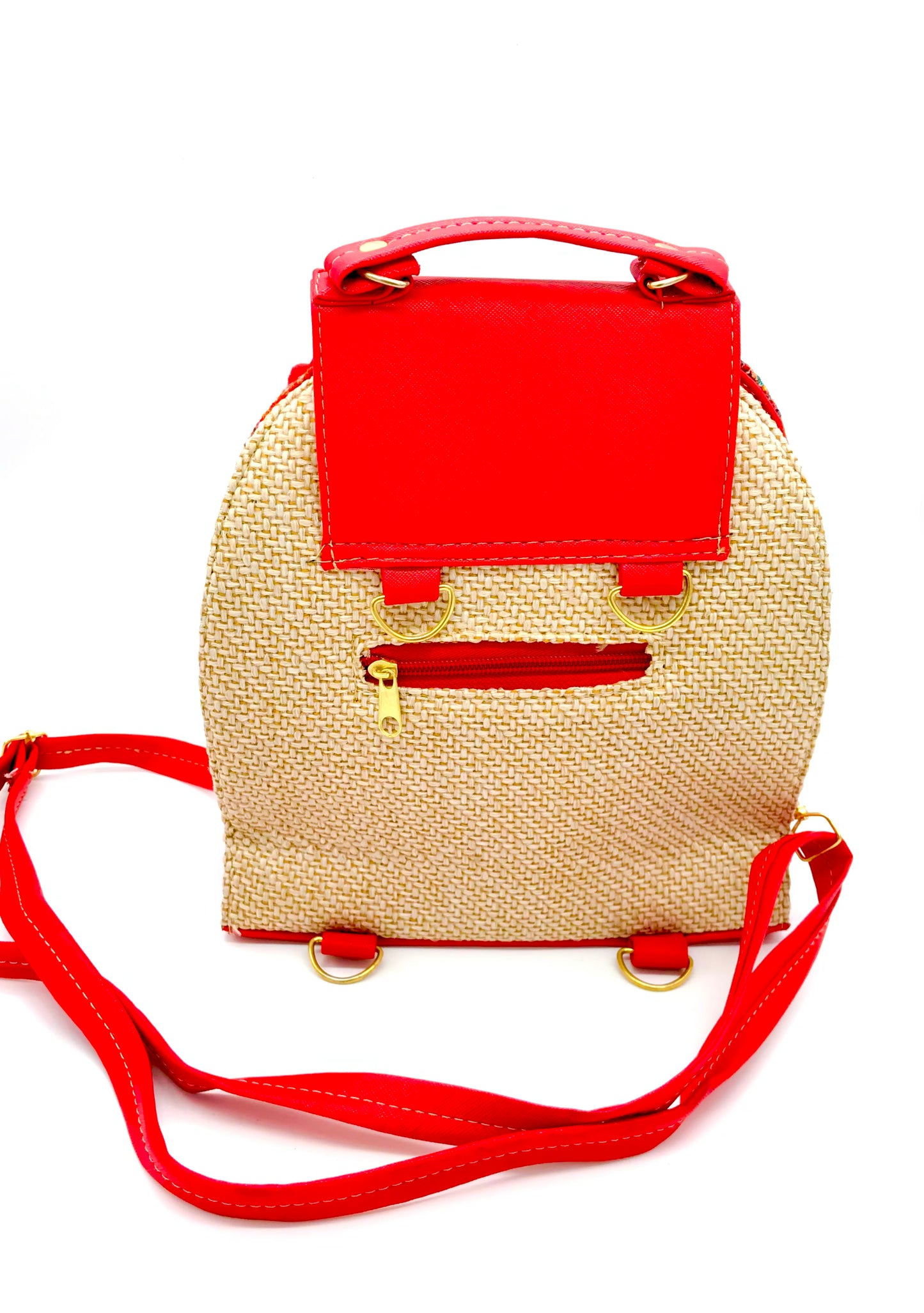 One of a kind stylish chiapaneco Jute crossbody handbag