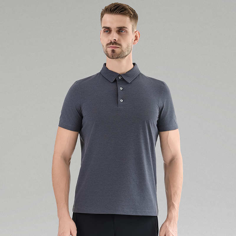 Men's short-sleeved casual POLO shirt breathable business sports top