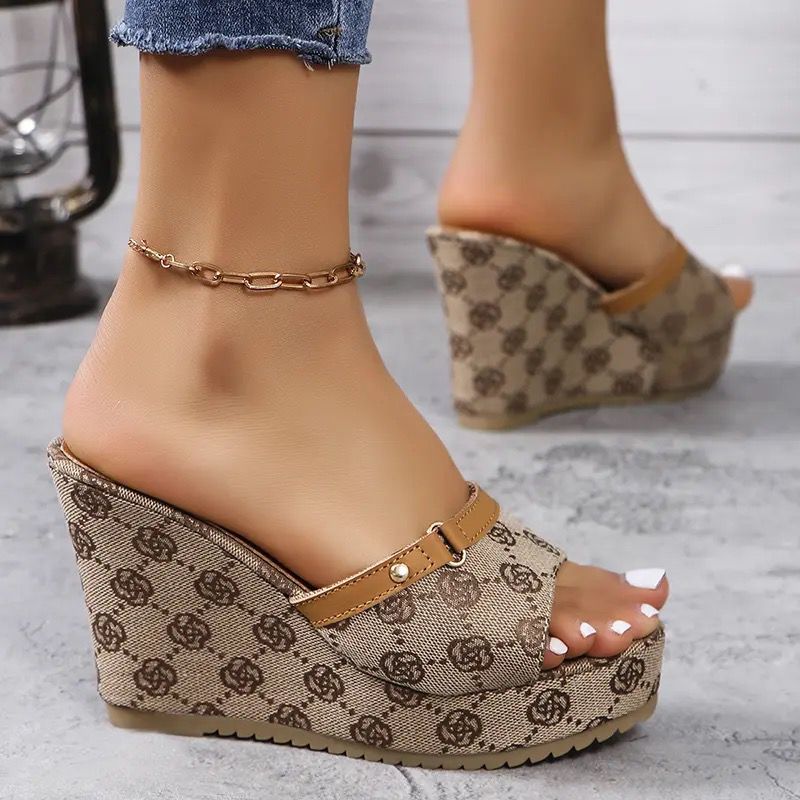 Fancy Wedge Sandals