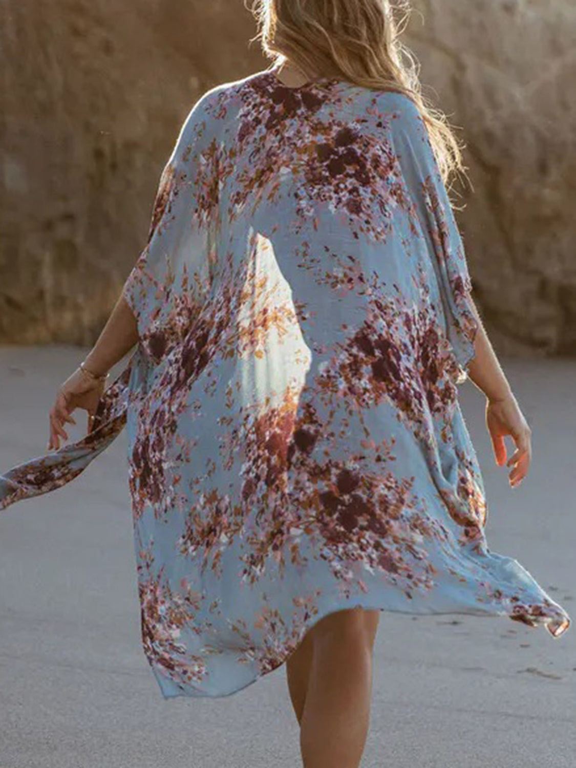 Printed Open Front Cover-Up