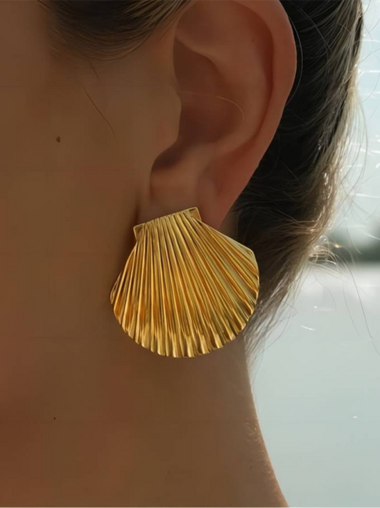 New ocean series accessories fashionable and versatile shell earrings