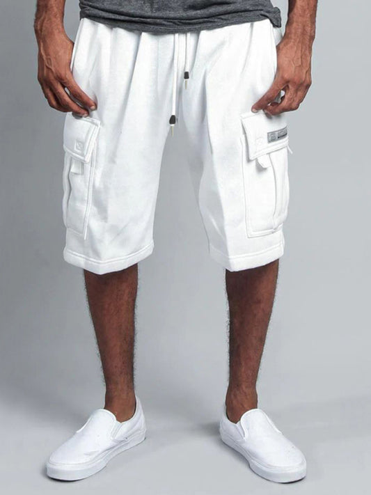 New style five-point pants casual multi-pocket loose straight-leg cargo shorts