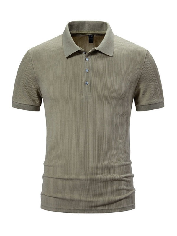 Men's New Casual Pit Lapel POLO Shirt