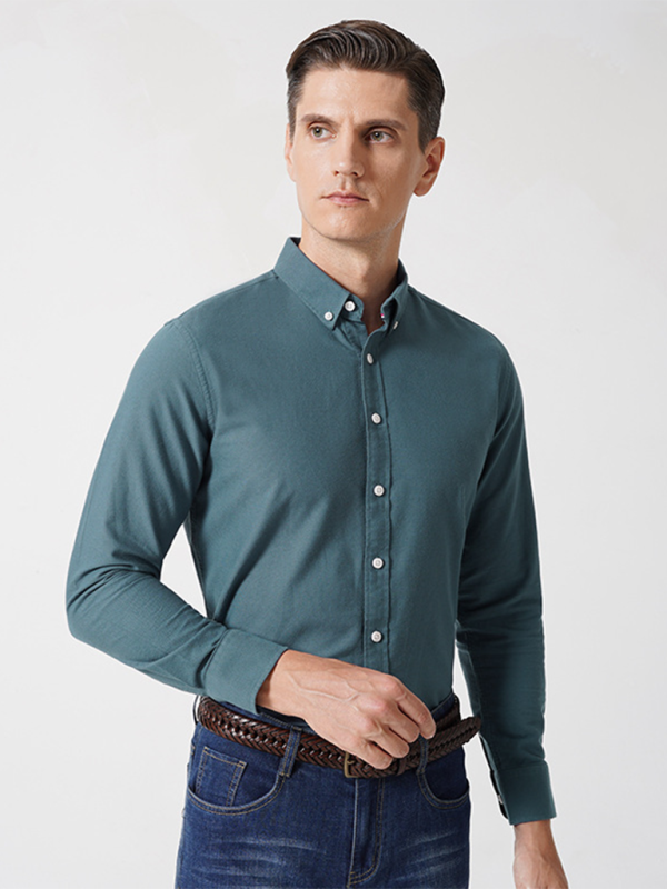 Men's Brushed Oxford Long Sleeve Shirt