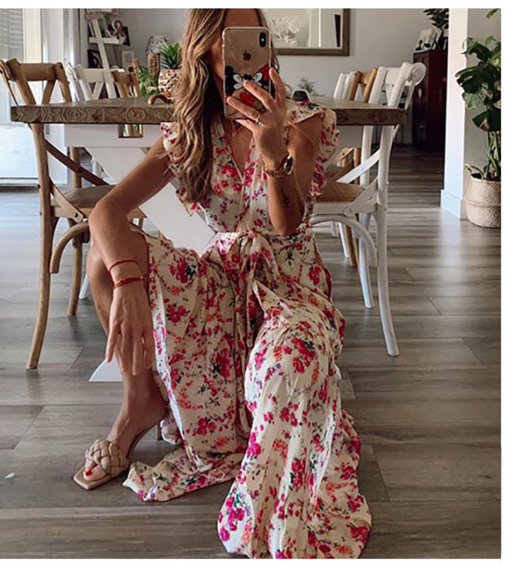 Floral Casual Holiday Sexy Print Dress