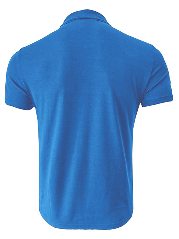Men's turtleneck all-match bottoming short-sleeved t-shirt